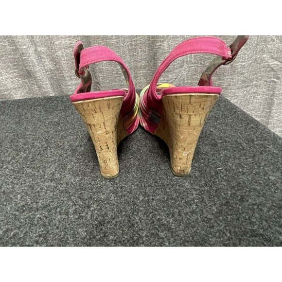 Woman's pink strappy Steve Madden high heals P-CINDY 6.5 - Picture 4 of 16